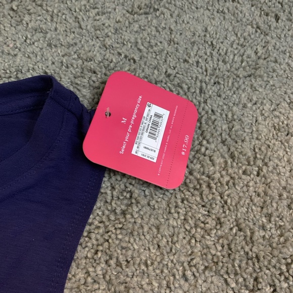 🆕NWT-Isabel Maternity-Size M-Fourth of July Baby to Be Maternity Tank in Navy - Picture 4 of 5